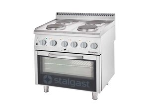 Stalgast Serie 700 ND, Elektroherd und Umluft-Backofen, 4...