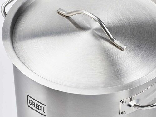 Gredil ECO Suppentopf mit Deckel, induktionsgeeignet, 16,1 Liter, � 320 mm, H�he 200 mm
