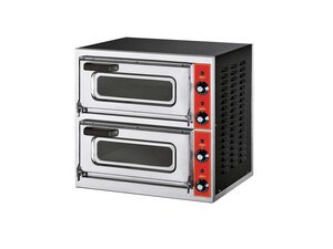 Pizzaofen klein und kompakt mit zwei Kammern fr Pizzen...