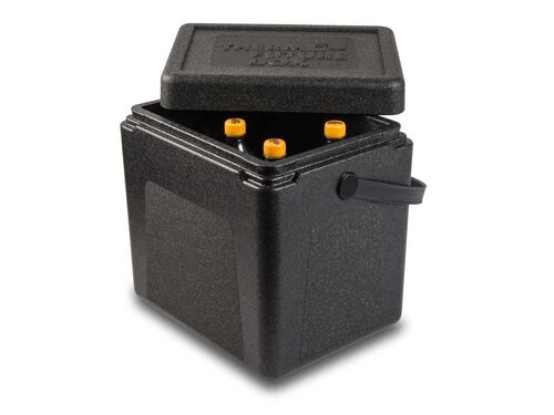 Thermobox mit Einhand-Trageriemen, Innenraum fr GN 1/4 und GN 1/2 geeignet