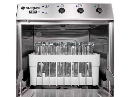 Gl�sersp�lmaschine Aqua A3 Bistro, inkl. Klarsp�lmitteldosierpumpe, Korbma� 35 x 35 cm, 230V, 2,77 kW