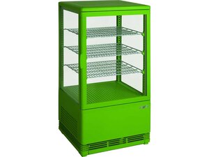 Saro Mini-Umluftkhlvitrine SC 70, 68 Liter, grn, LED, 3...