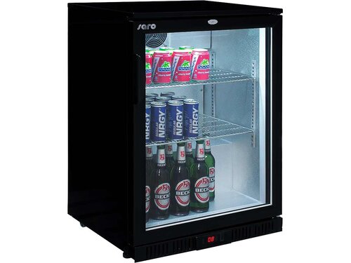 Bar Cooler Getränkekühlschrank Modell BC 138 mit 1 Tür, BTH 600 x 520 x 850 mm