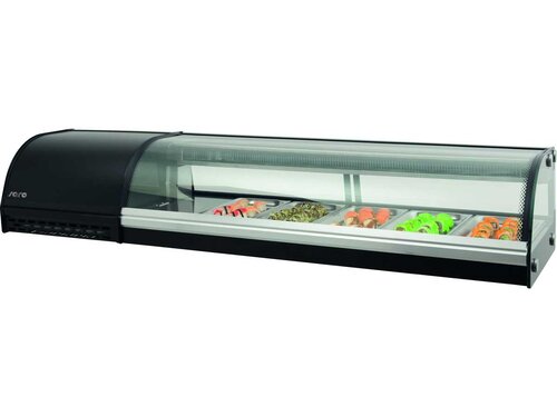 Sushivitrine SV 1500, LED Innenbeleuchtung, BTH 1500 x 390 x 310 mm