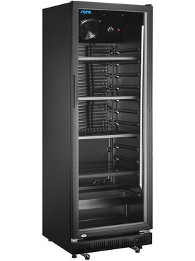 Kühlschrank rollbar mit Glastüren, GTK 360, Inhalt 360 Liter, BTH 62 x 63,5 x 173,2 cm