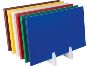 Saro Polyethylen-Schneidebrett, Anti-Rutsch-Fe, rot,...