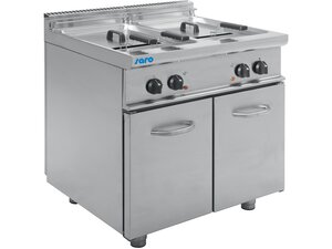 Saro Elektrofritteuse E7/FRE2V13, Edelstahl, 2x 13 Liter,...