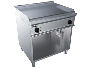 Saro Elektro-Griddleplatte, 2 Kochzonen, Spritzschutz,...