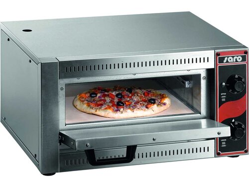 Pizzaofen PALERMO 1, aus Edelstahl, fr 1 Pizza  33 cm, BTH 530 x 430 x 290 mm