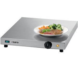 Saro Warmhalteplatte VERONA, Edelstahl, T 0 bis 110�C, BTH 500 x 500 x 70 mm