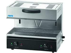 Saro Lift-Salamander PAVIA 2, Edelstahl, 2 Heizzonen, BTH...