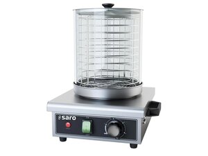 Saro Hot-Dog-Maker HW 1, Edelstahlgeh�use, Glaszylinder,...