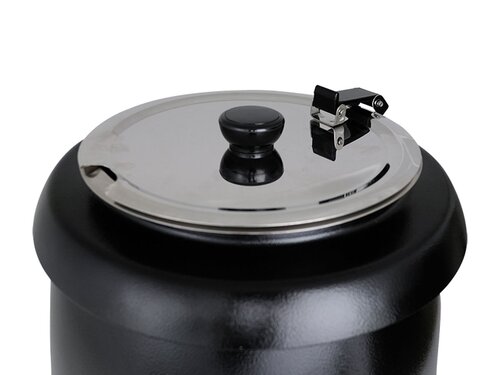 Saro Suppen- und Thekenkessel SKZ-12, Edelstahl, Wasserbad, 10 Liter, BTH 341 x 341 x 366 mm