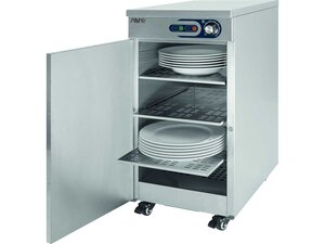 Saro Tellerwrmeschrank, Edelstahl, 3 Einlegebden, 60...