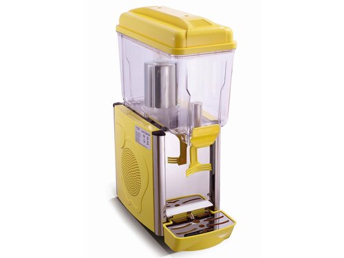 Kaltgetrnke-Dispenser COROLLA 1G gelb, Leistungsstarkes Kompressorkhlsystem, BTH 230 x 430 x 640 mm