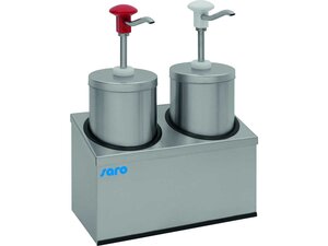 Saro Saucenspender PD-005, Edelstahl, einstellbare...