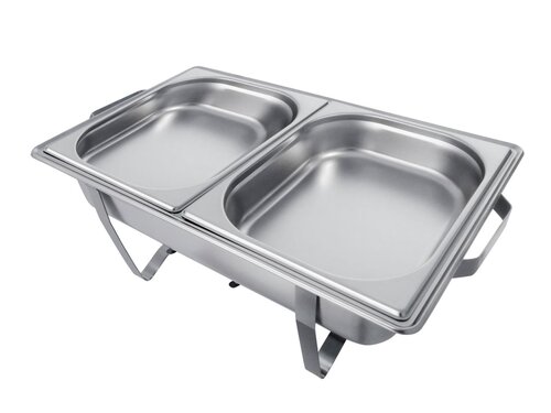 Saro Chafing Dish Twin-Pack, Modell ELENA, Edelstahl, GN-Behlter, BTH 590 x 357 x 292 mm