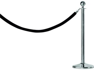 Saro Absperrpfosten AF 279, silber, Edelstahl, Kugelkopf,...