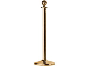 Saro Absperrpfosten AF 2791, gold, Edelstahl, Kugelkopf,...