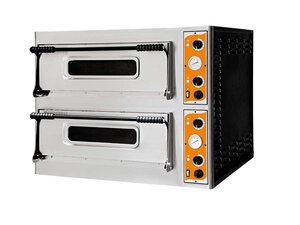 Prismafood Pizzaofen Deluxe44, 2 Backkammern,...