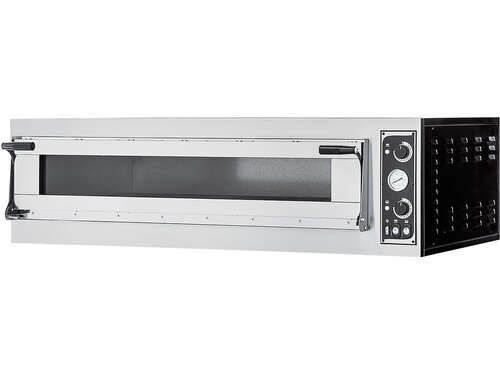 Prismafood Pizzaofen Virtuoso9TOP, 1 Backkammer, Vollschamottstein, 9 Pizzen �35 cm, 15,3 kW, BTH 1500 x 1314 x 413 mm