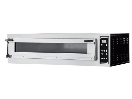Prismafood Pizzaofen Virtuoso9 Digital, 1 Backkammer, Vollschamottstein, 9 Pizzen �35 cm, 15,3 kW, BTH 1500 x 1314 x 413 mm