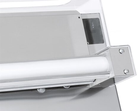Prismafood DMA 310/2 Teigausrollmaschine für Pizzadurchmesser 14 - 30 cm, Pedal inklusive