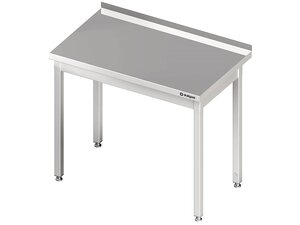 Arbeitstisch PROFI Edelstahl mit Aufkantung, BTH 700 x...