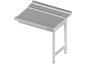 Ablauftisch Anbauseite rechts, mit Aufkantung,...