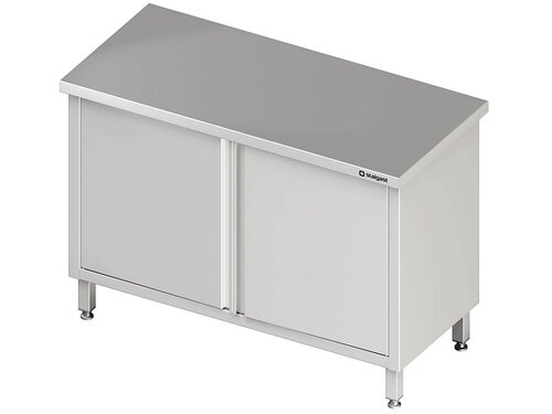 Durchreicheschrank PROFI Edelstahl mit Fl�gelt�ren ohne...