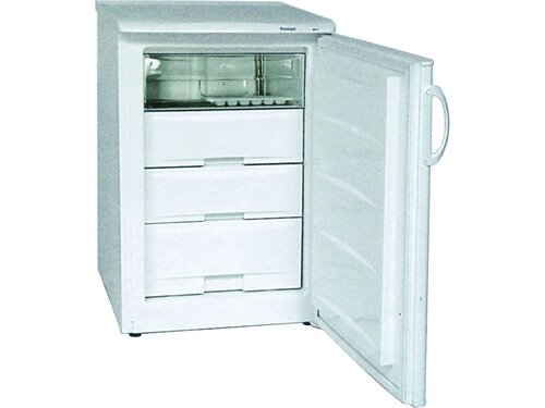 Tiefkühlschrank, Umluftkühlung, Volltürtiefkühlschrank, Stahlblech weiß, pulverbeschichtet, BTH 560 x 600 x 850 mm