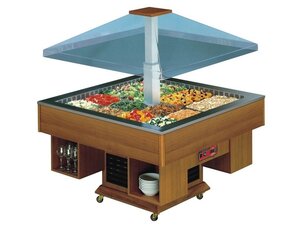 Salatbar Gazebo fr 8x GN 1/1 mit elektrischer...