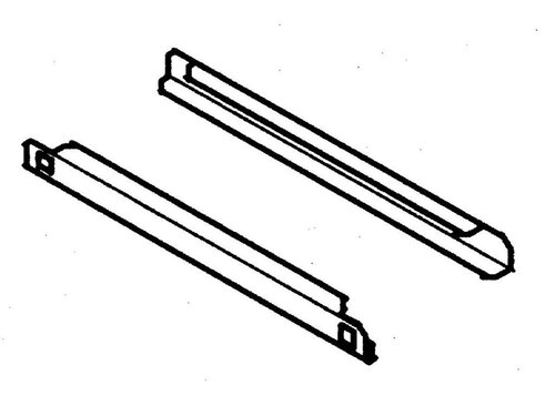 KBS Auflageschienenpaar, L-Schienenpaar, CNS