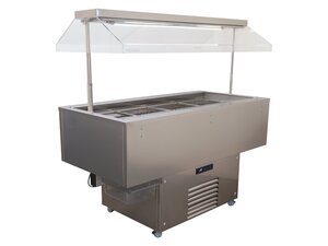 KBS Isola 6M VT Inox Salatbar, fahrbar, f�r 6x GN 1/1,...