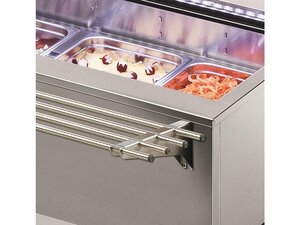 KBS Tablettrutsche Rundrohr f�r KBS Salatbar Isola 6M VT,...