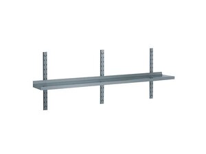 Wandbord, Inklusive 3  Wandkonsolen und Wandhalterungen,  R�ckseitig 40 mm aufgekantet, BTH 1800 x 400 x 40 mm