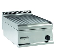 KBS Gas-Grillplatte, gerillte Grillfl�che, Auftischger�t,...