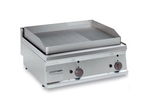 KBS Gas-Grillplatte, Grillflche 2/3 glatt + 1/3 gerillt,...