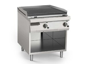 KBS Gas-Lavasteingrill mit V-Rost, 20 kW, 2 Heizzonen,...