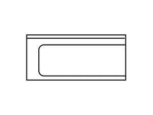 Universal-Ablauftisch, 120cm Anbau links, Edelstahl, BTH...