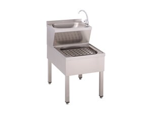 KBS Handwasch-Ausgussbecken Edelstahl, mit Lochblech,...