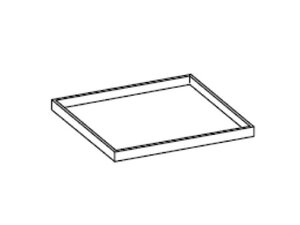 KBS Backofenblech, f�r Power 650 Ofenserie, BTH 530 x 490...