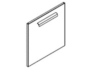 Tr, mit Griff, passend fr Neutralunterbau 400 mm