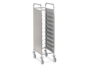 KBS Abrumwagen, 10 Tabletts 325-390x530mm,...