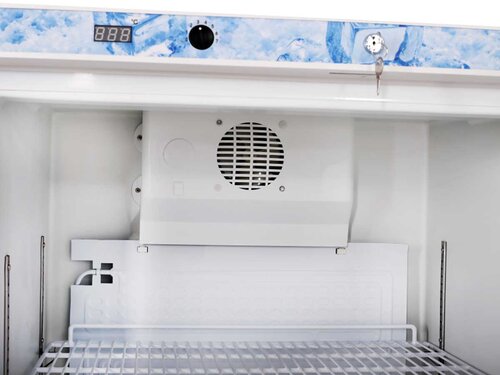 KBS Lagerk�hlschrank 502 U, 522 Liter, Umluftk�hlung, Vollt�rk�hlschrank, R�ckwandverdampfer, BTH 777 x 715 x 1720 mm