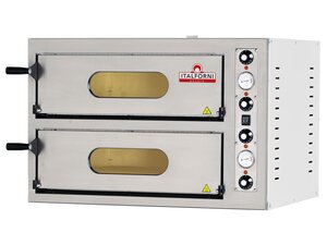 Pizzaofen, 4+4 Pizzas, separate Temperaturkontrolle fr...