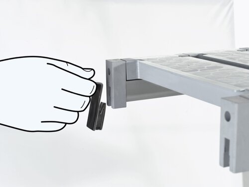 Regaleinrichtung CR 13/DCR 1300, L-Form, BxTxH 2155 x 400 x 1600 mm