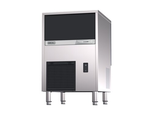 Brema Eisw�rfelbereiter B-QUBE, 38 kg/24 h, 16 kg Eisvorratsbeh�lter, luftgek�hlt, Ablaufpumpe, R290, BTH 497 x 592 x 687 mm