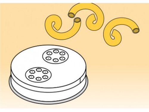 Matrizen f�r Nudelmaschine Fimar Serie MPF 8 N Capelli DAngelo � 1 mm