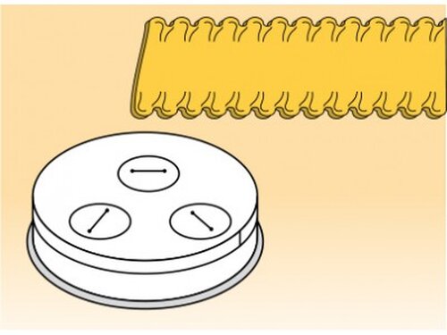 Matrizen f�r Nudelmaschine Fimar Serie MPF 8 N Capelli DAngelo � 1 mm